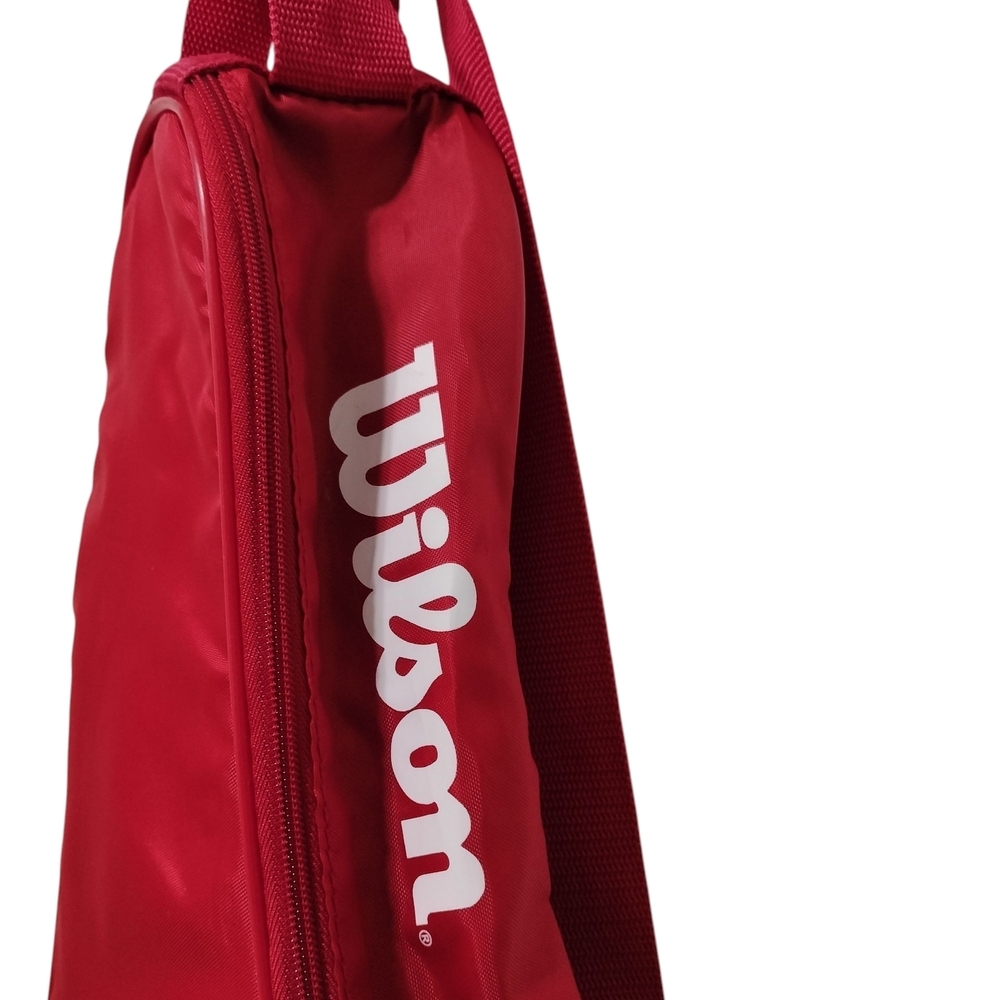 WILSON Sporting Goods 3 Pack Tennis Bag, Red/White - Picture 6 of 7